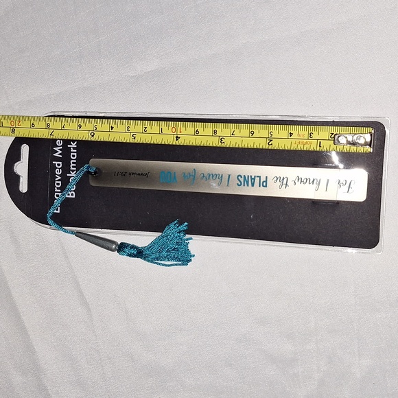 ✝️ Religious metal bookmark. Jeremiah 29:11. For I know the plans I have for you - Picture 8 of 8